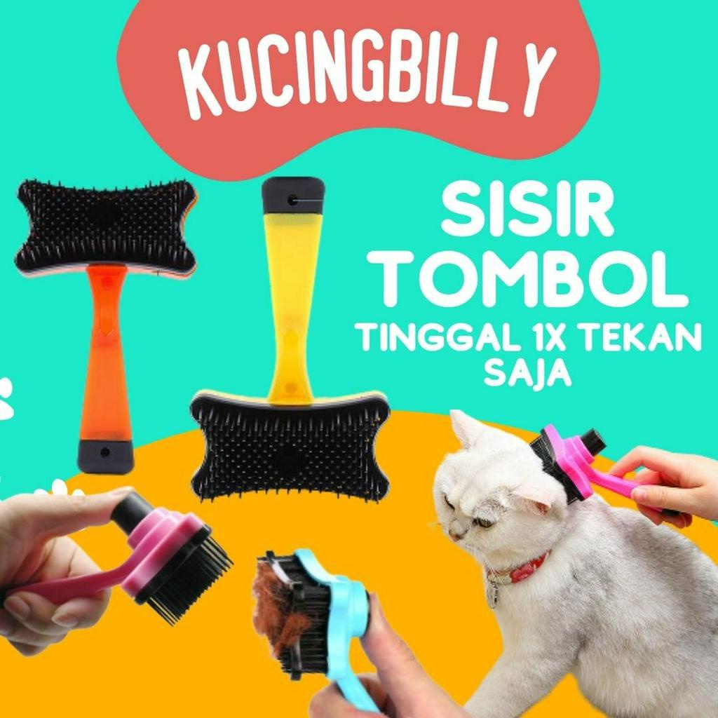 Sisir tombol kucing anjing