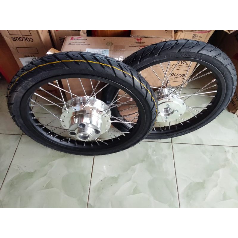 velg paketan Honda Megapro Primus ring 17 x160/140 plus ban