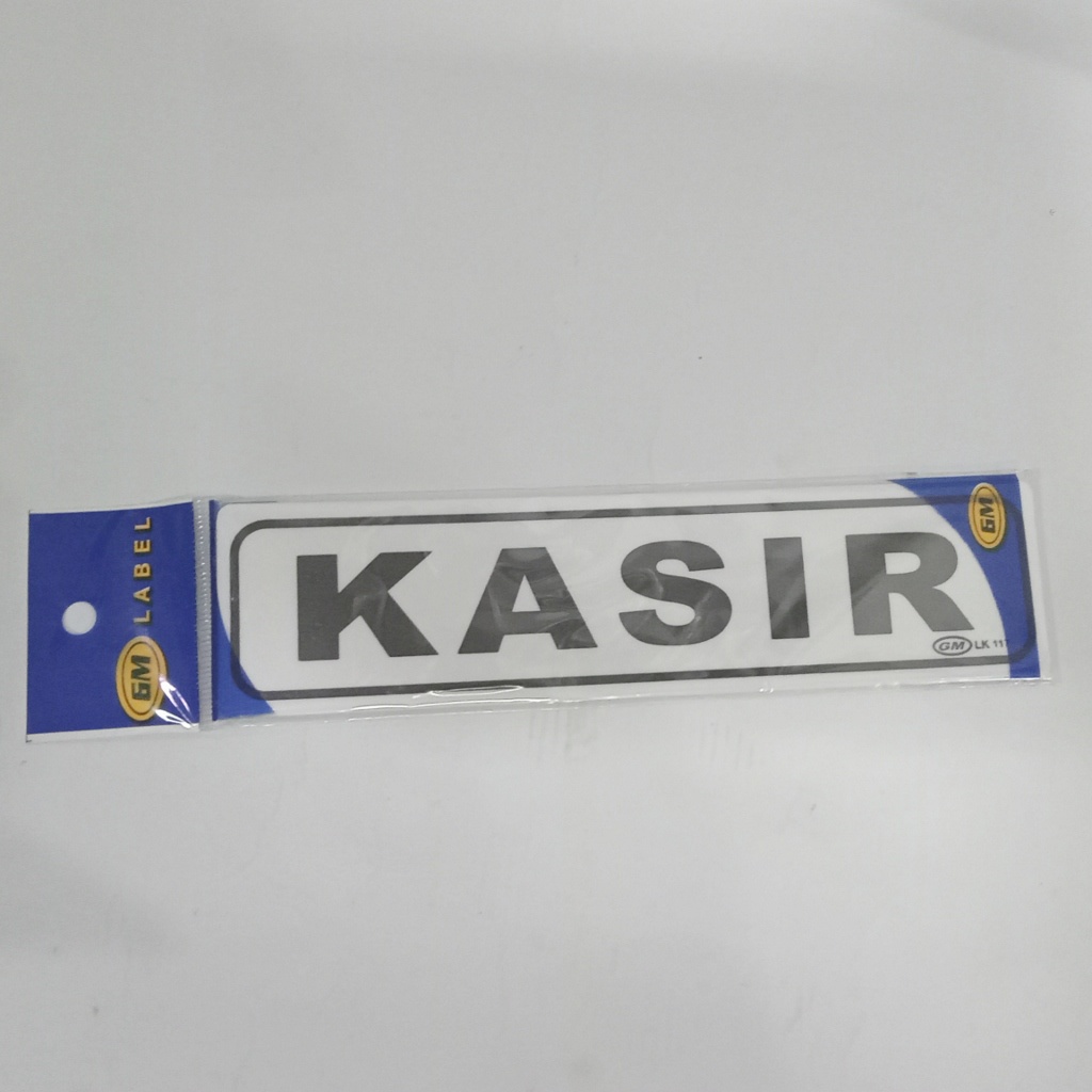 

sticker "kasir / kassa" gambar tempel label sign label stiker bagus untuk di toko restoran dll