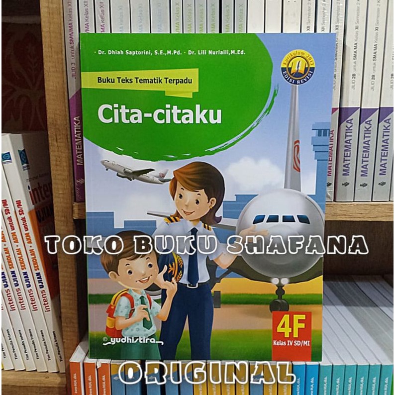 Paket 4 Buku Tematik Terpadu Yudhistira 4F 4G 4H 4I K13 Edisi Revisi Kelas 4 SD ORI