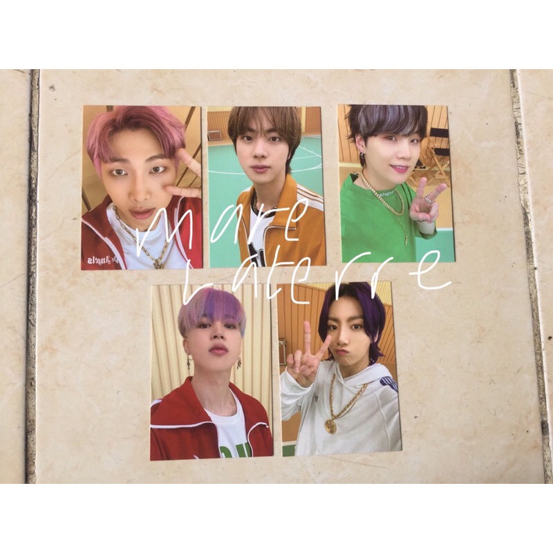 PHOTOCARD CARDIGAN BUTTER (pc cardi butter) NAMJOON JIN YOONGI JIMIN JUNGKOOK