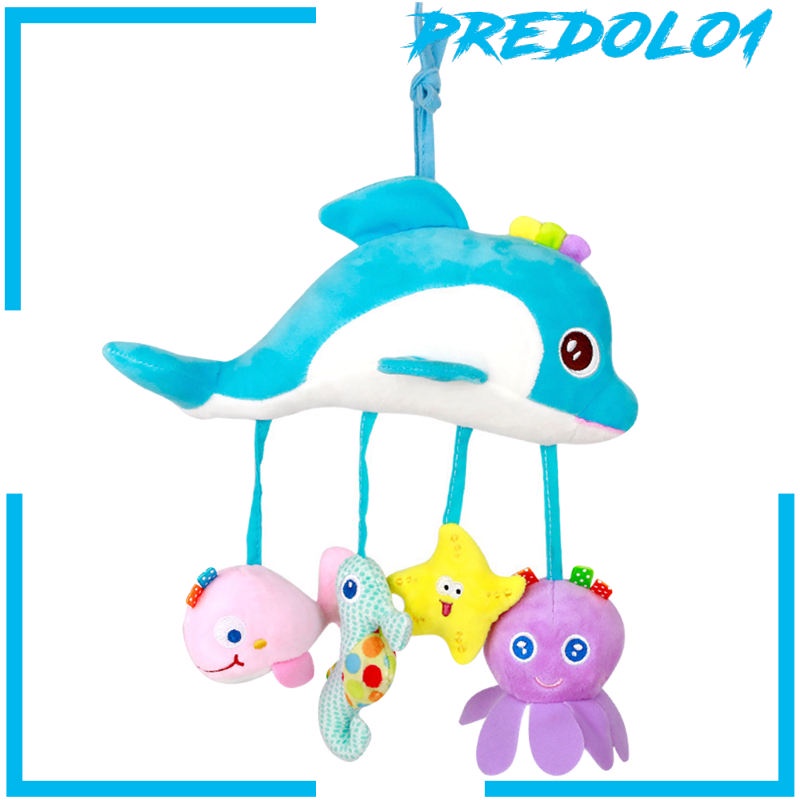 (Predolo1) Mainan Boneka Stuffed Plush Hewan Gantung Untuk Stroller / Car Seat Bayi