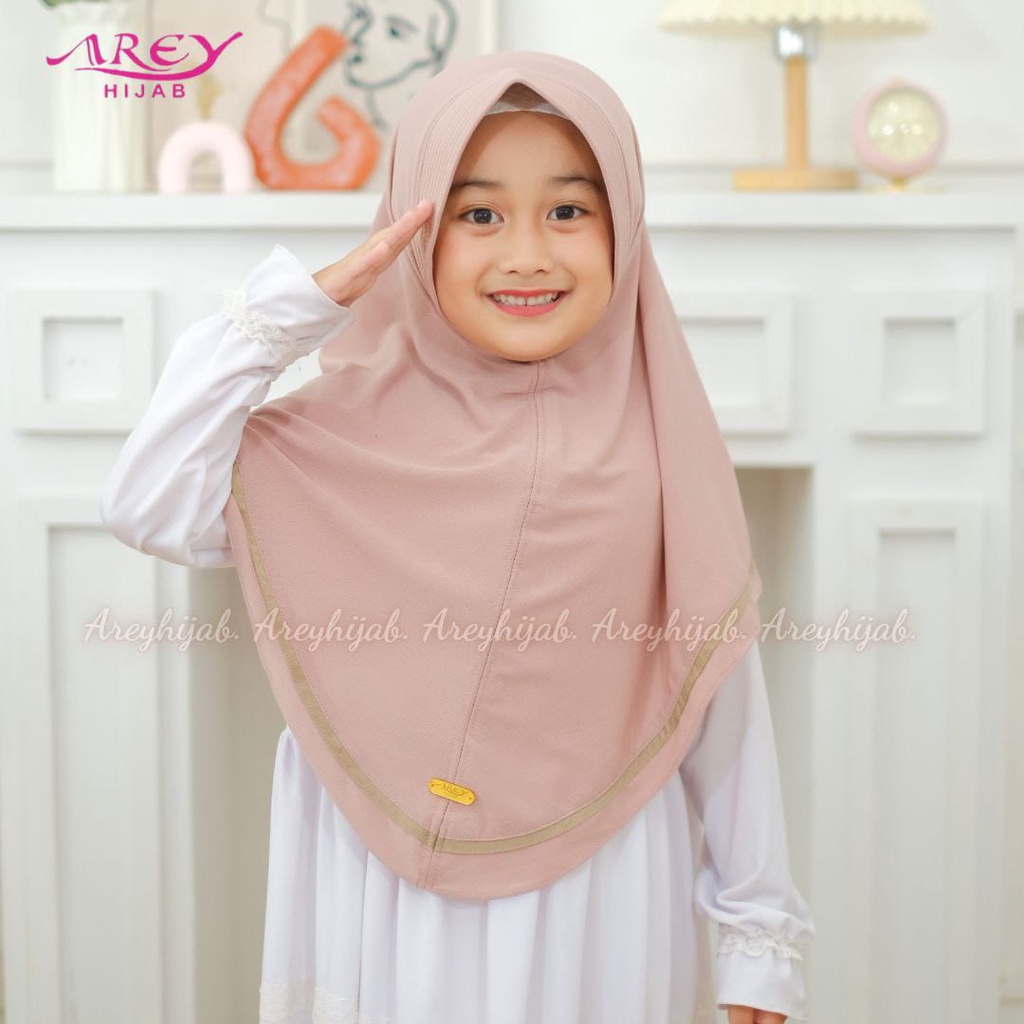 Arey Jilbab Anak Zena List sekitar 3-6 thn By Arey