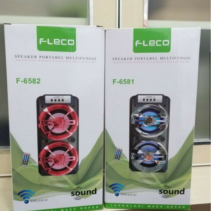 Speaker Karaoke Bluetooth Fleco F - 6581 - 6582 / Speaker Bluetooth Karoke Fleco Bonus Mic