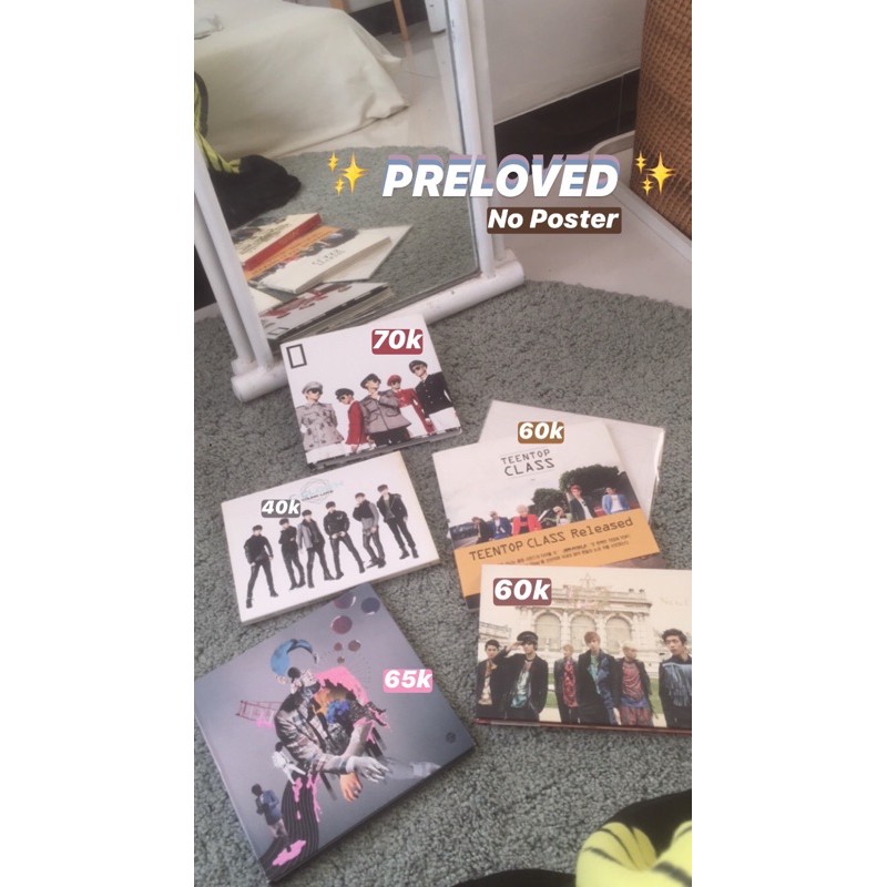 SHINEE C-CLOWN TEENTOP PRELOVED ALBUM