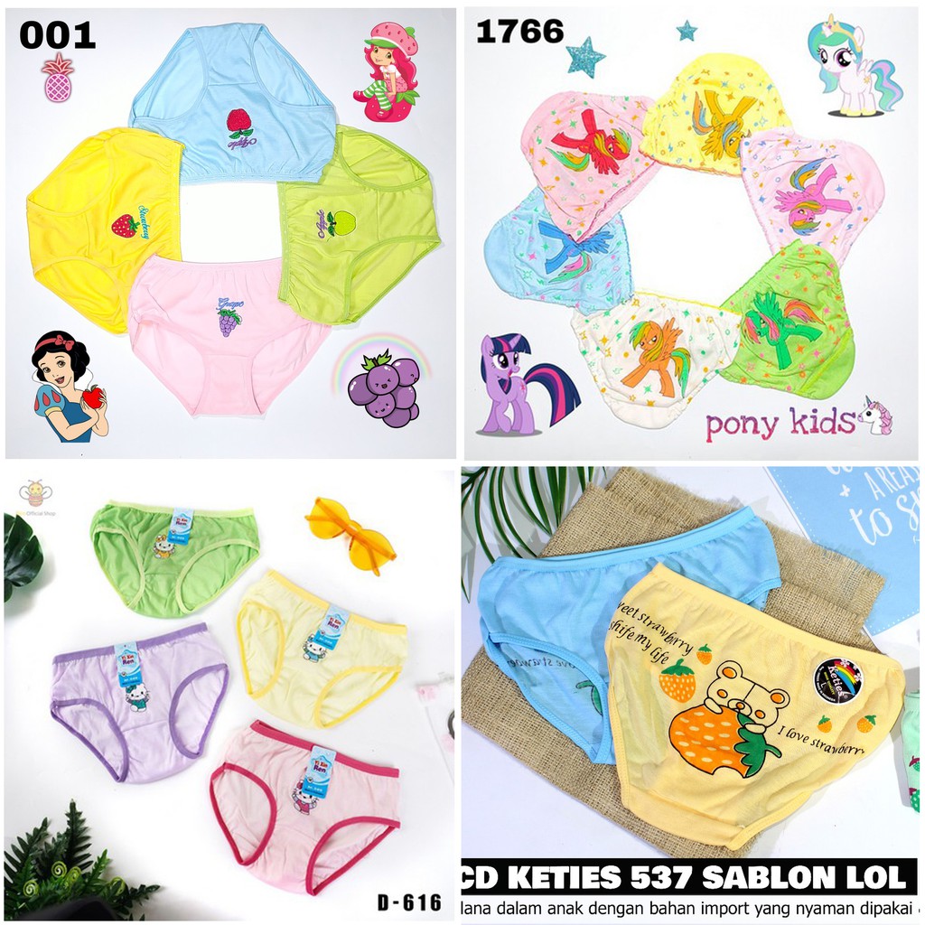 BEE - Celana Dalam Anak Perempuan Kualitas Import