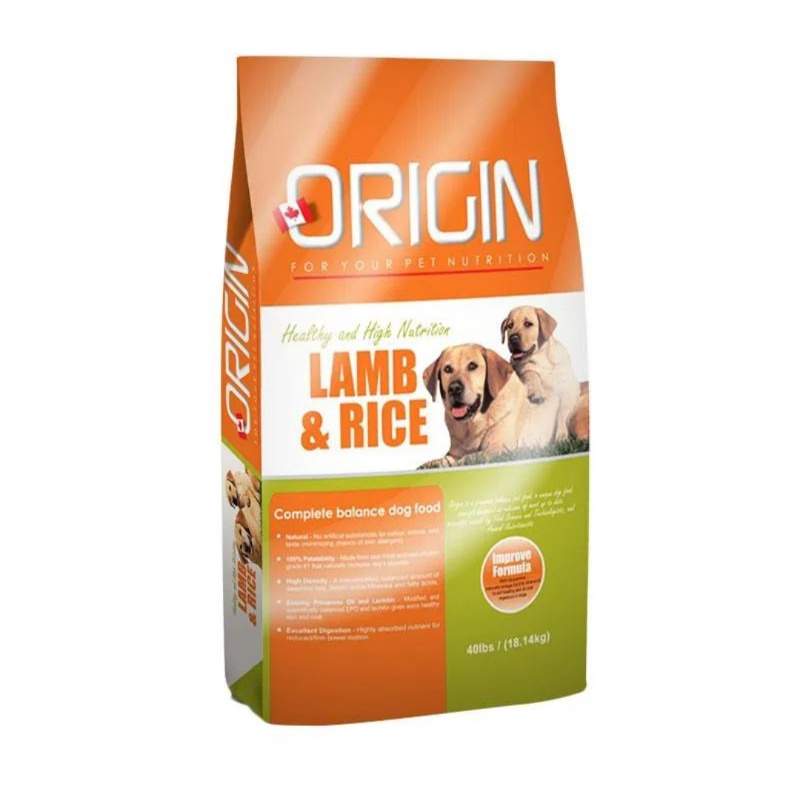 Origin Dog Adult Lamb &amp; Rice 18 kg