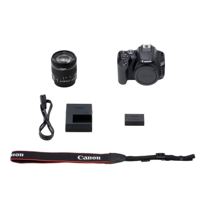 "KD" Canon EOS 200D II Kit DSLR Camera with 18-55mm / Canon 200D Mark II - Hitam