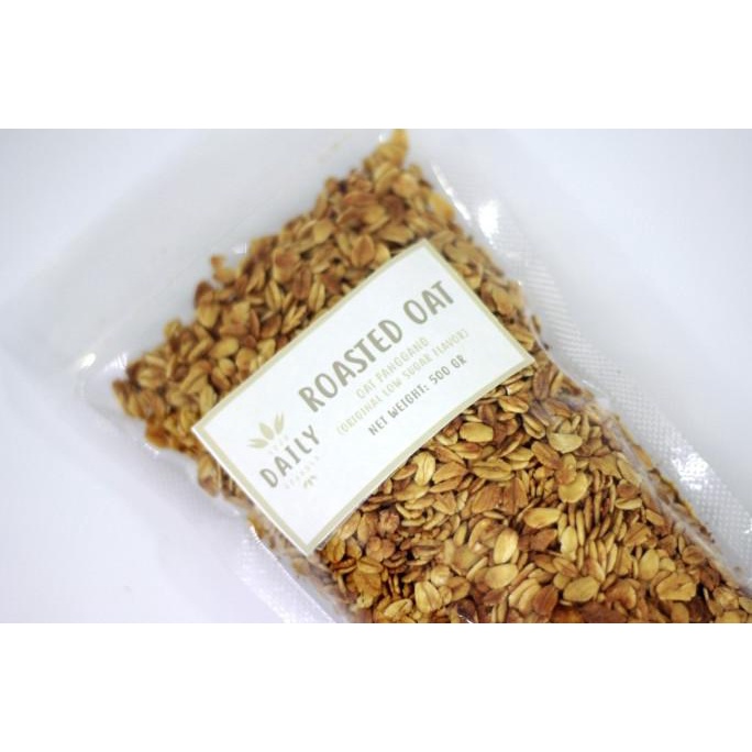 

Granola Crispy Roasted 500gr Polos Tanpa Topping - Cereal Oat Muesli