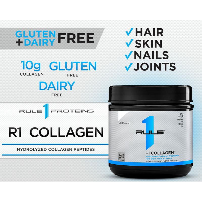 RULE 1 COLLAGEN 28 SERVING R1 RULE ONE BEAUTY ON SKIN CARE SUPLEMEN RULE1 SKINCARE COLAGEN