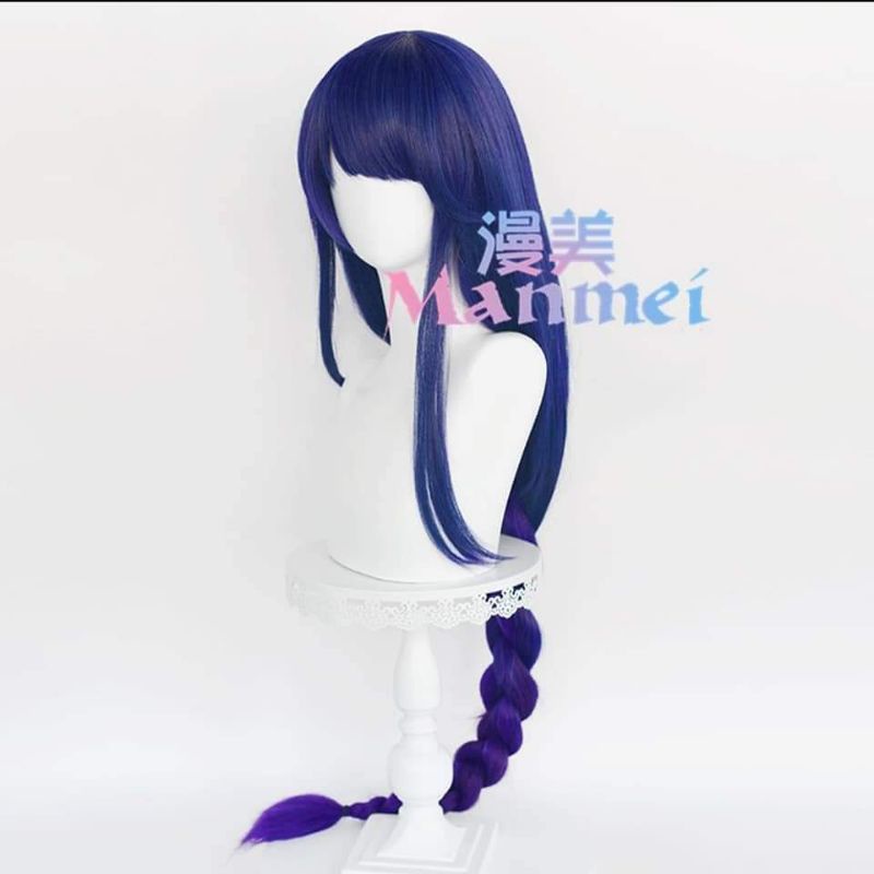 [READY STOCK] Wig Raiden Shogun Manmei