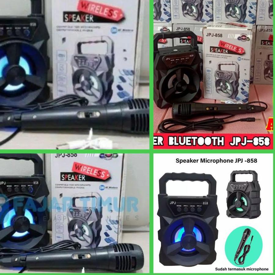 Paling Dicari|LR29|HARGA PABRIK SPEAKER BLUETOOTH JPJ 858 + MIC