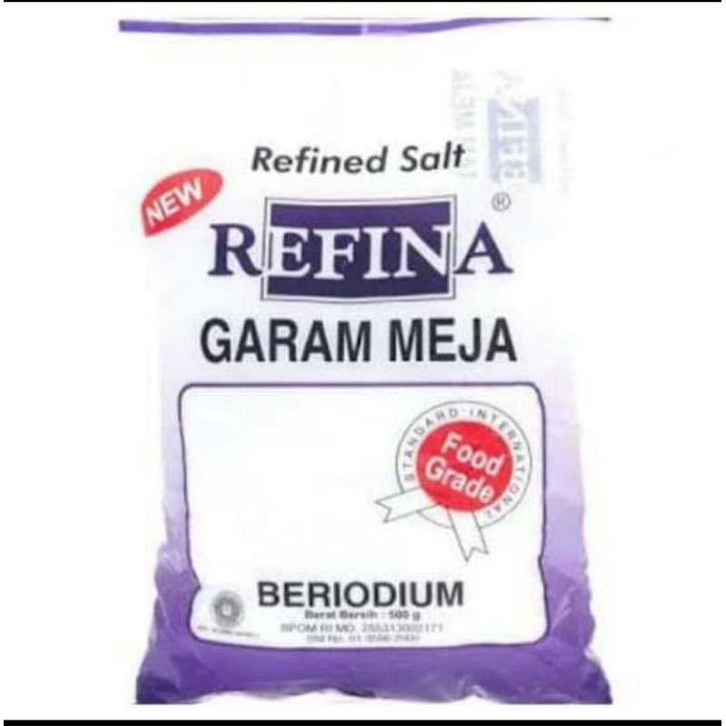 

Garam Refina Kemasan 500gr