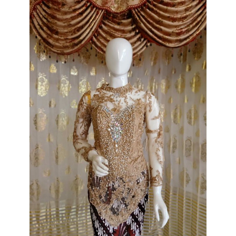 ATASAN FULL PAYET PESTA TRIDI//ATASAN 3 DIMENSI//KEBAYA