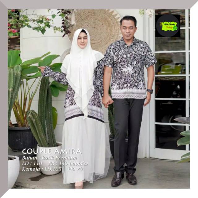 COUPLE BATIK - COUPLE FAMILY - COUPLE SARIMBIT - GAMIS COUPLE - FASHION MUSLIM - COUPLE CERUTY RENDA