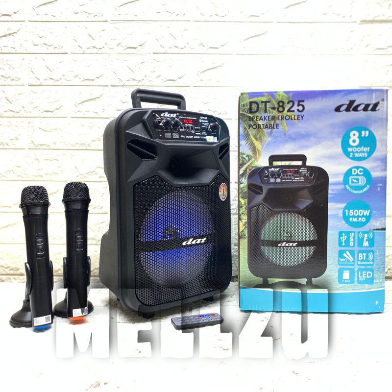 Speaker Portable Wireless Dat DT 825 Original Bluetooth - USB