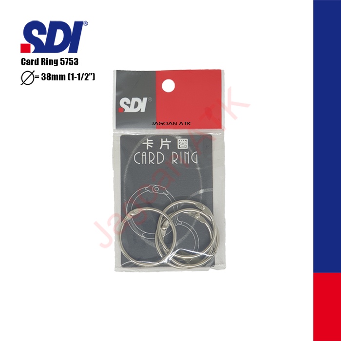 

Card Ring Stainless Steel 1.5" SDI 5753