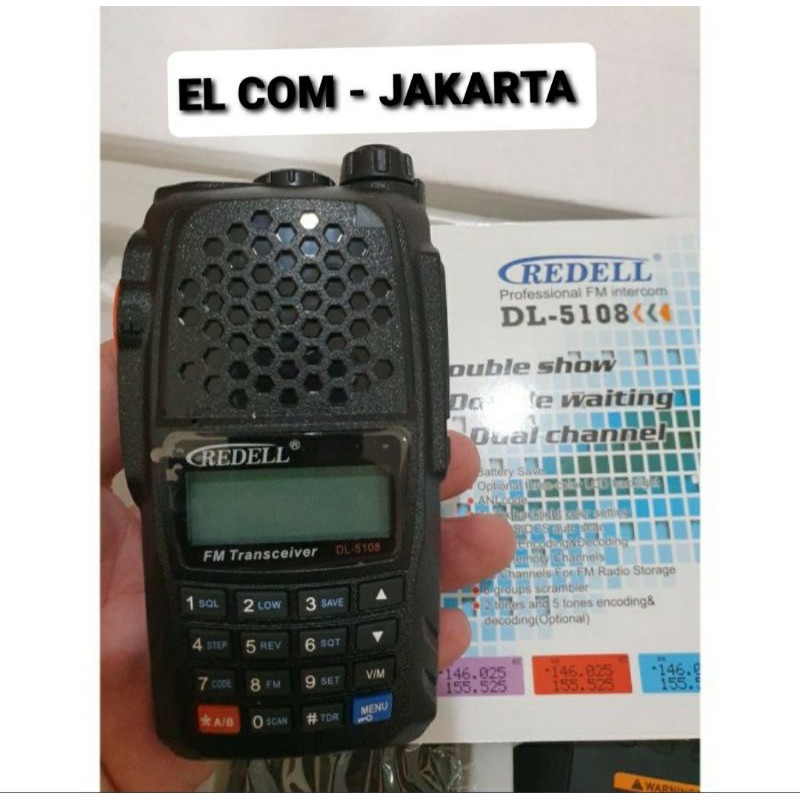 JUAL HT REDELL DL5108 DL 5108 DUALBAND - HT REDELL DL 5108 DUALBAND ORIGINAL RESMI