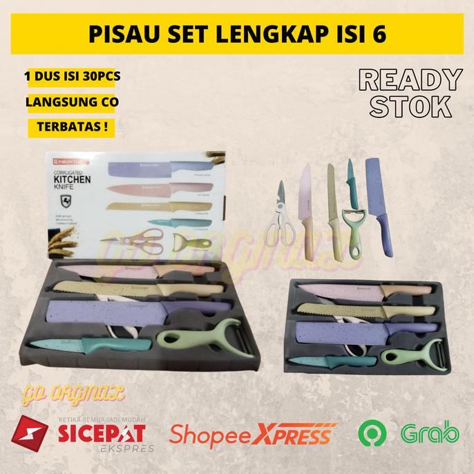 Pisau Set Dapur / Corrugated Kitchen Knife