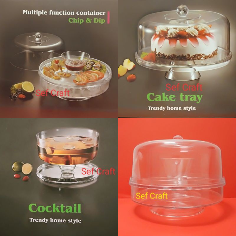 

3 in 1 Multifunction clear thick acrylic revolving stand Taiwan