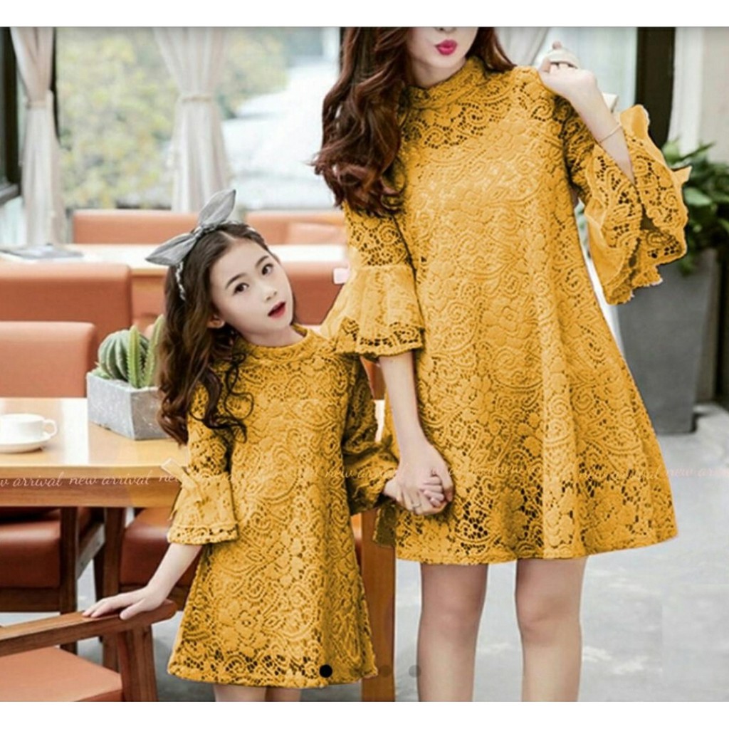 FWG - CP LACEY MOM AND KIDS / BAJU PASANGAN IBU ANAK / COUPLE FAMILY IBU ANAK