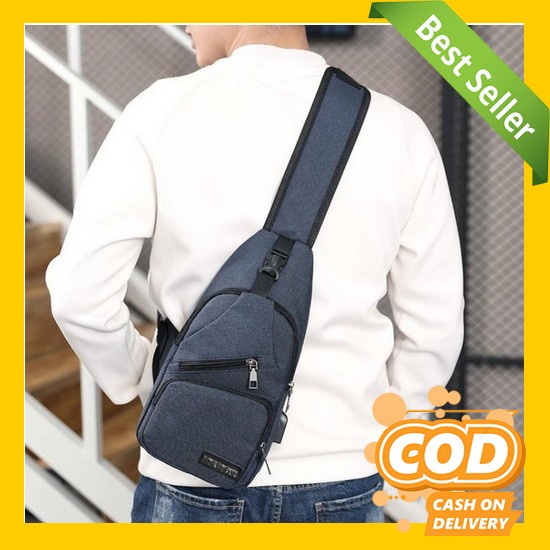 Bayar Di Tempat 8Aa33 Waistbag Pria 3Second Three Second Tas Selempang Tas Selempang Pria Slingbag