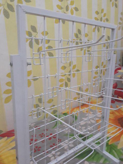 Hook Stik Ram 20 Cm Cat Putih Gantungan Ram Display Cantelan Aksesoris