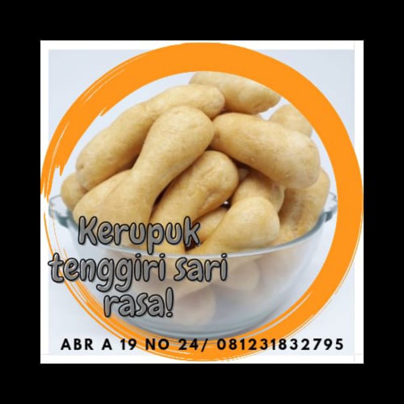 

kerupuk tengiri | cemilan murah | sari rasa