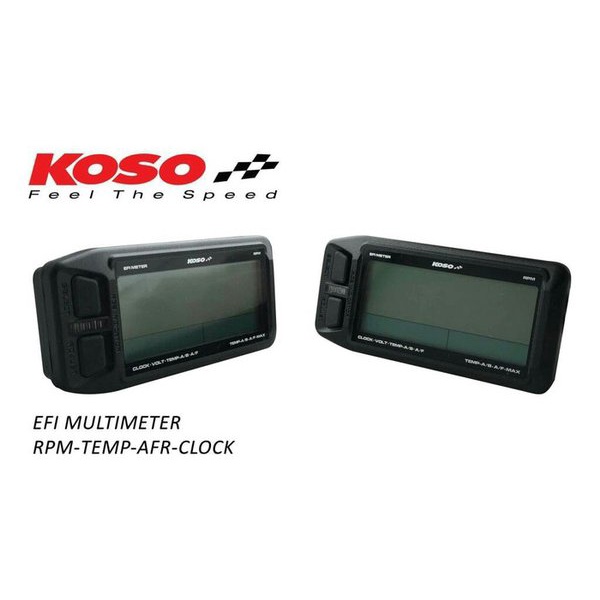 Readyy     Koso Efimeter  (AFR , RPM , Volt , Thermometer, Shiftlight, Digital Clock) Original