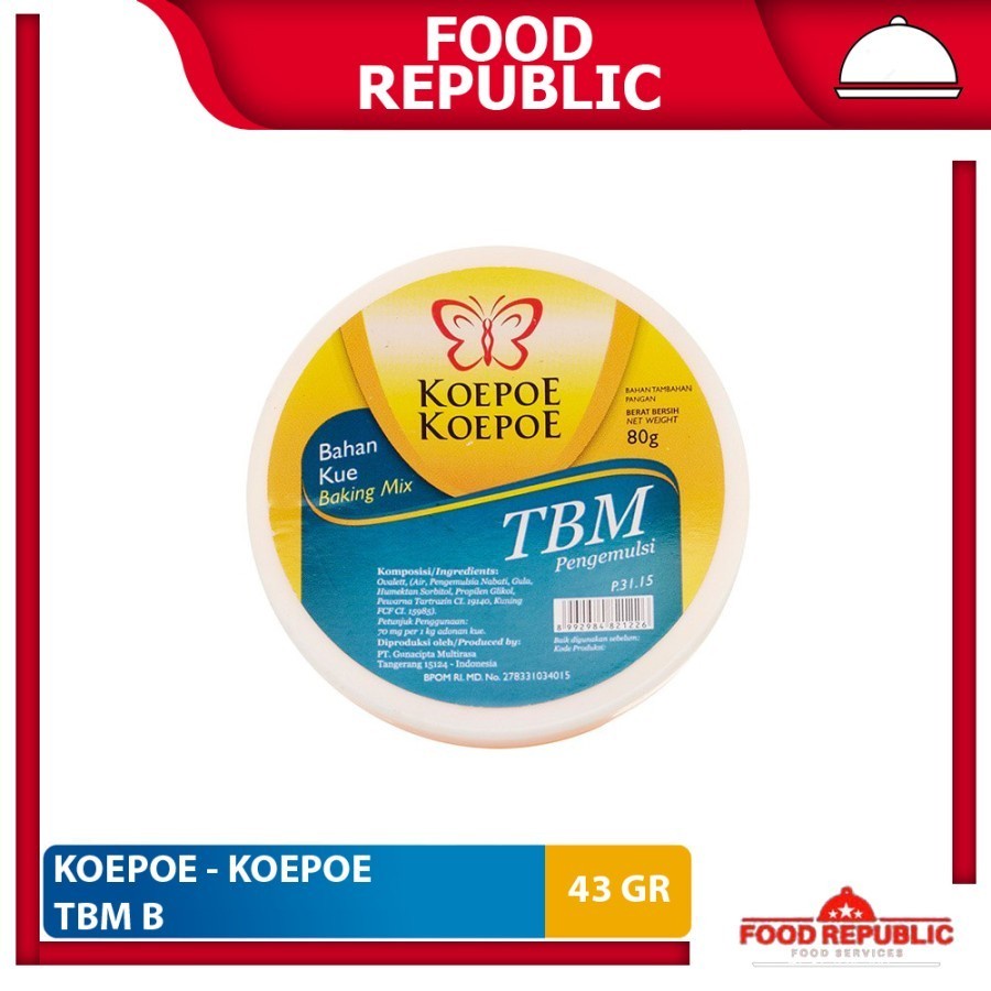 

Koepoe Koepoe TBM B Pengemulsi Baking Pengembang Kue Cake Halal