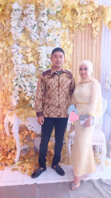 Kemeja Batik Lengan Panjang 021 Risna Batik Hrb026 Hem Batik Murah Seno Sogan Bakung Padi Manggar