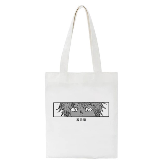 Totebag Gojo Eyes Character Anime Manga Jujutsu Kaisen Premium