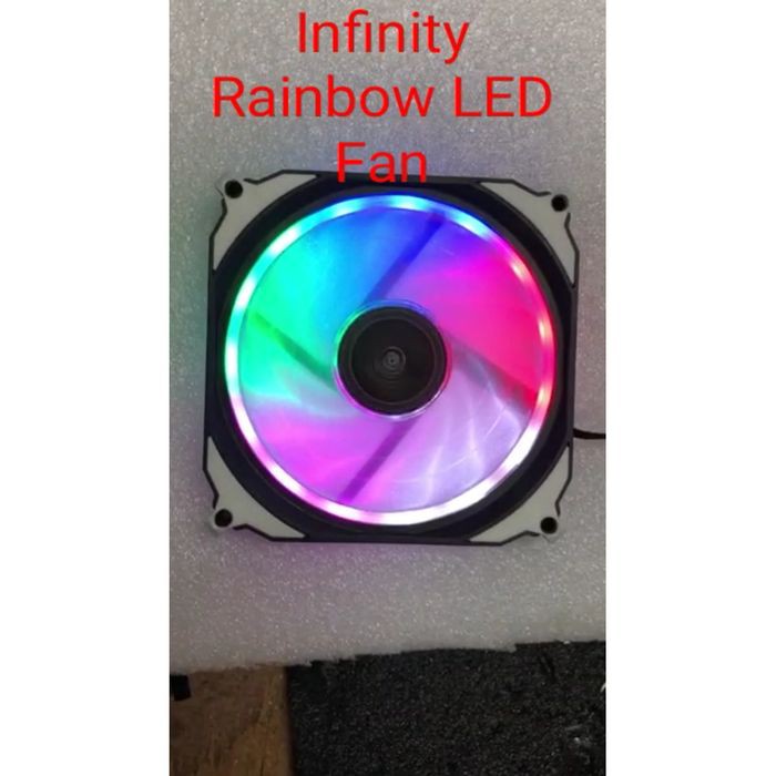 FAN LED RAINBOW 12 CM