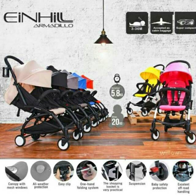 STROLER EINHILL ARMADILLO 2-STROLER BABY