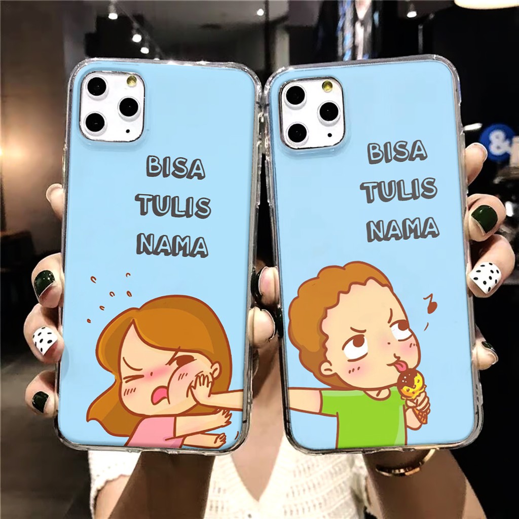Softcase couple case custom for iphone samsung etc / Case custom couple all type hp