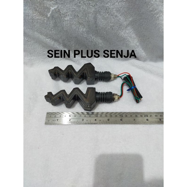sein led running 2 mode sein led keris petir sein led detak jantung plus senja sein led keris klx by