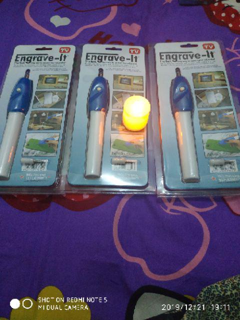 Alat Pulpen Ukir Elektrik (bonus Cadangan Satu Mata Pena)