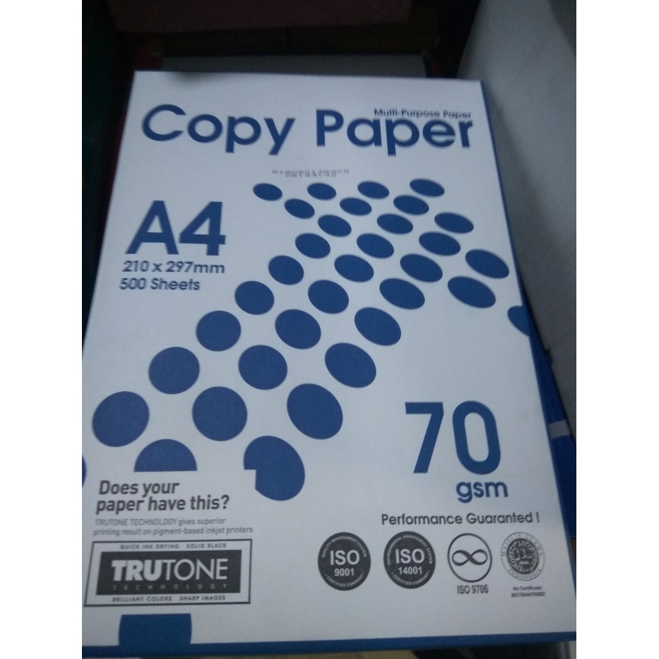 

Kertas A4 70 gram Copy paper