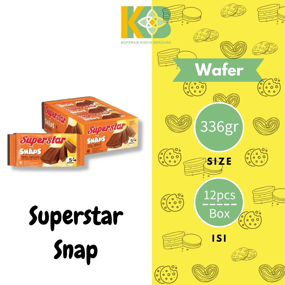 

Wafer SUPERSTAR SNAP Isi 12 pcs