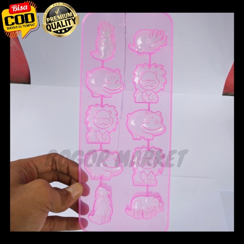 cetakan coklat / cetakan puding plastik bermotif