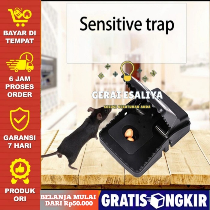 Perangkap Tikus/Jebakan Tikus/Mouse Sensitive Trap Black BEST SELLER