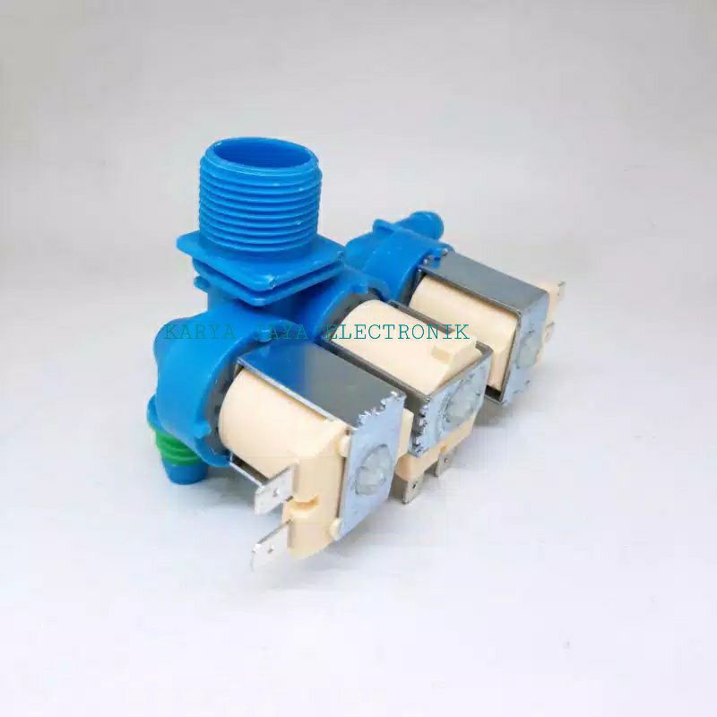 Water inlet valve selenoid mesin cuci samsung front Loading 3 cabang