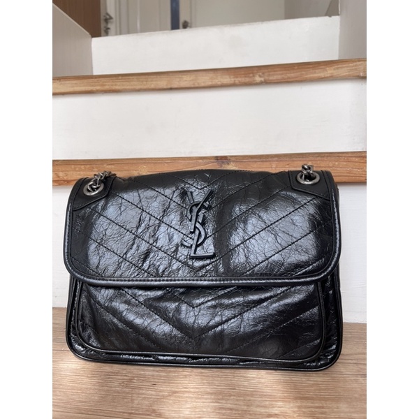 YSL NIKI BLACK SUPER MIRROR NEW