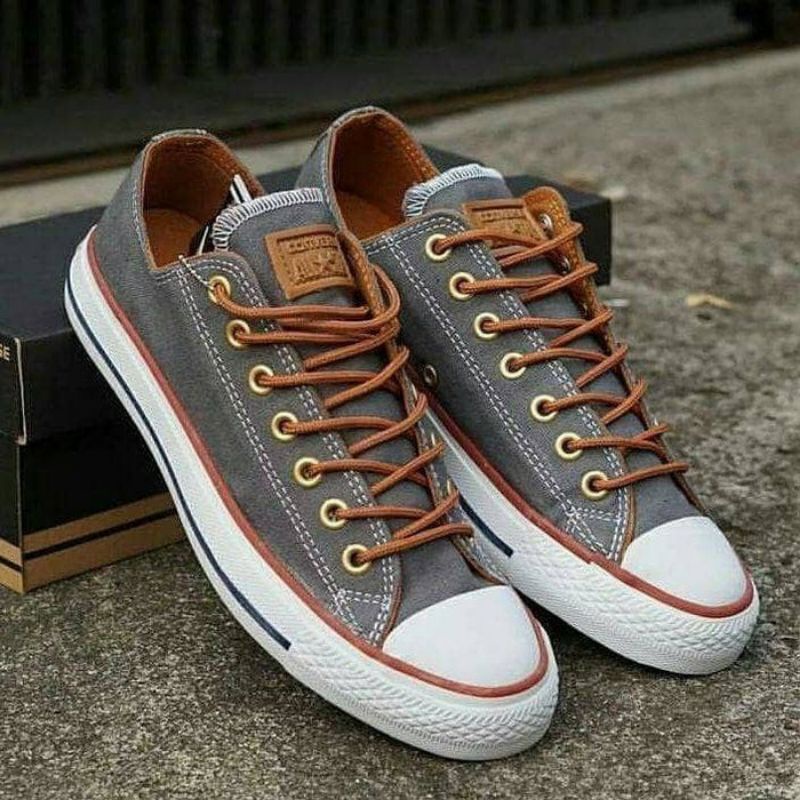 Sepatu Converse 70s All Star Hitam Premium List Coklat Low