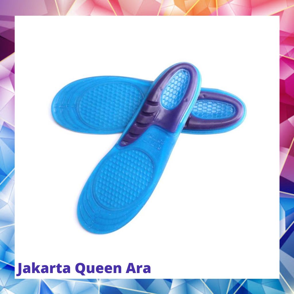 DADIJIER Alas Sol Dalam Sepatu Shock Absorb Gel Orthotic Arch - KY