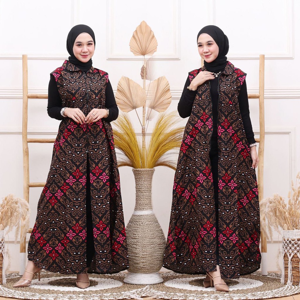 long cardy/ outer/ cardigan batik katun premium M-XXXL