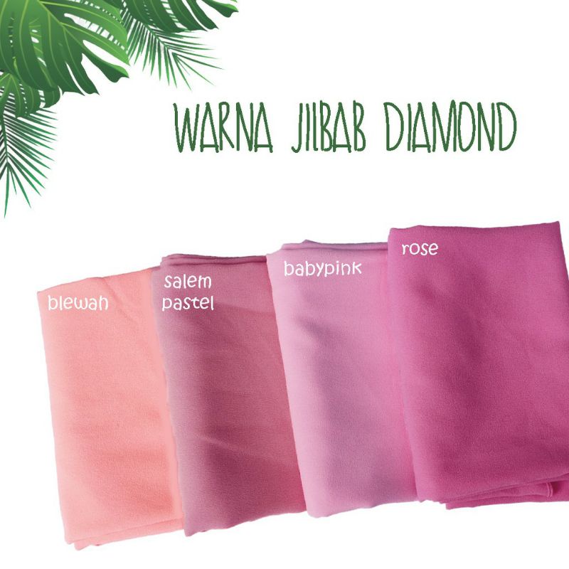 PROMO JILBAB SEGI EMPAT DIAMOND SYAR'I 150x150 cm
