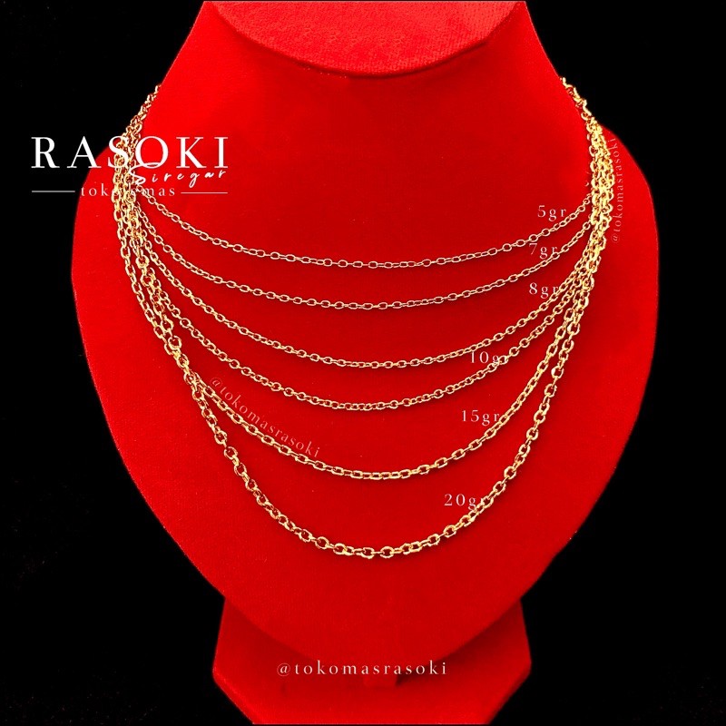 KALUNG RANTE EMAS LONDON LM 99,9% 5-30GR | TOKO EMAS TOBA