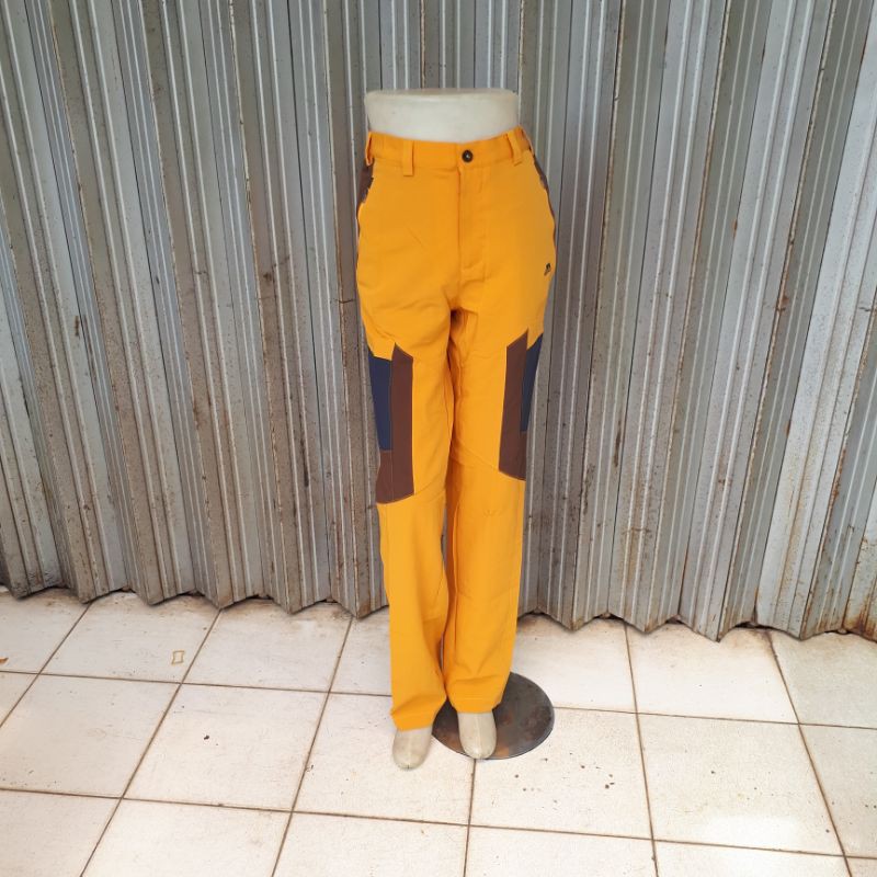 Celana gunung pria / wanita quickdry celana pria panjang - kuning