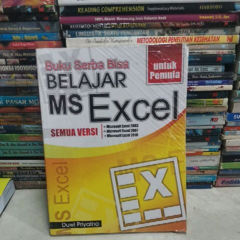 

Buku Serba bisa belajar Microsoft Excel ORIGINAL